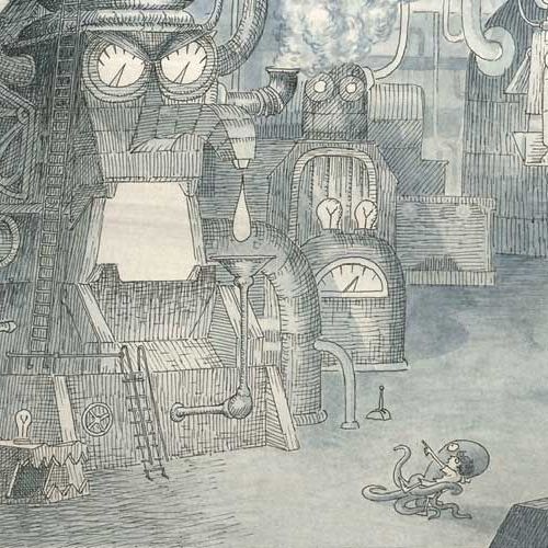  Roberto bPrual Reavis creates the illustration on Jacopo Foggini's personal history. 