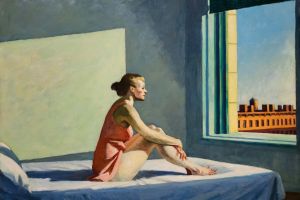  &ldquo;Morning Sun&rdquo;. 
Le tableau d&rsquo;Edward Hopper datant de 1952, conserv&eacute; au Columbus Museum of Art &agrave; Columbus, dans l&rsquo;Ohio, aux &Eacute;tats-Unis. 